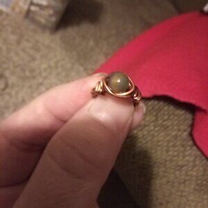 Handmade wire wrapped ring